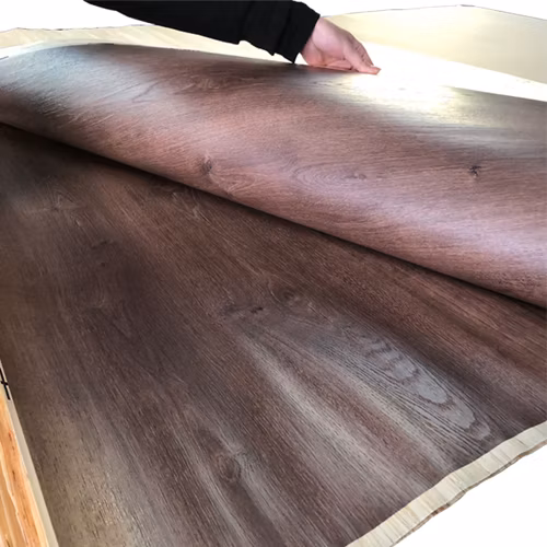 Laminated Veneer Paper Melamine Faced Veneer for Board