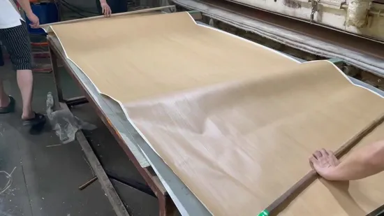 Laminated Veneer Paper Melamine Faced Veneer for Board