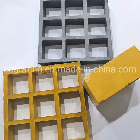 Grille plate de fibre de verre d'anti glissement FRP pour les plate-formes en bois