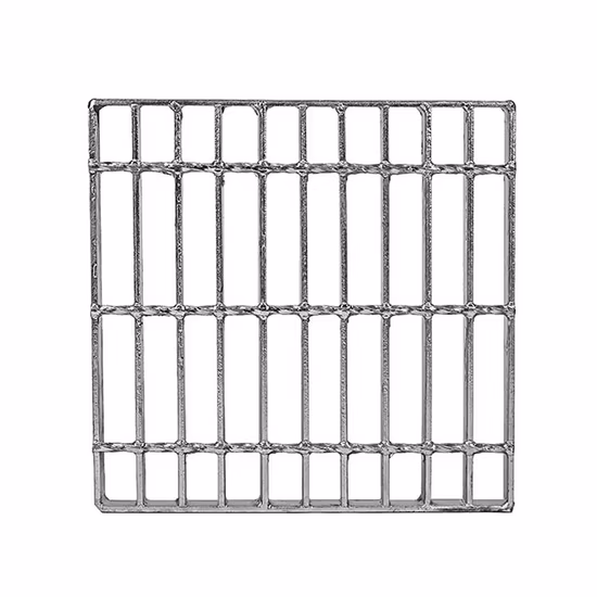 Grille en acier de plate-forme galvanisée à chaud pour les matériaux de construction